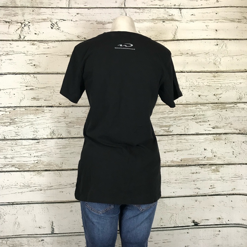 D6 Roots Black Whistler Blackcomb graphic tee L - Picture 3 of 7